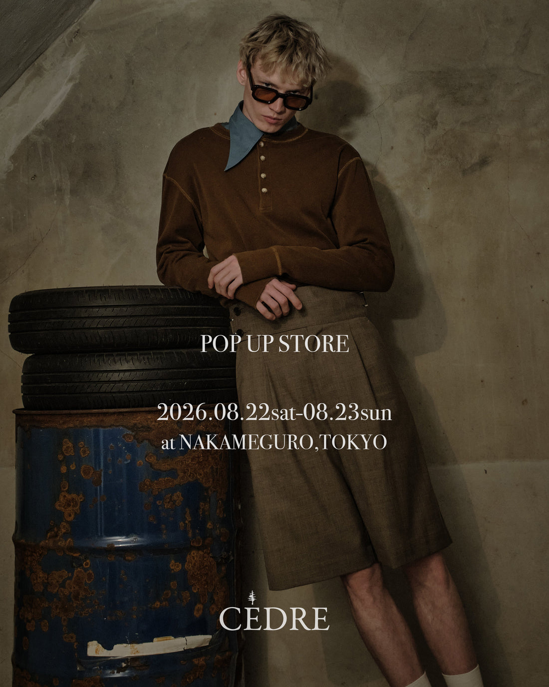 【26AW CÈDRE POP-UP STORE IN NAKAMEGURO】